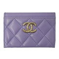 Chanel Card Case Quilted Business Holder Pass Caviar