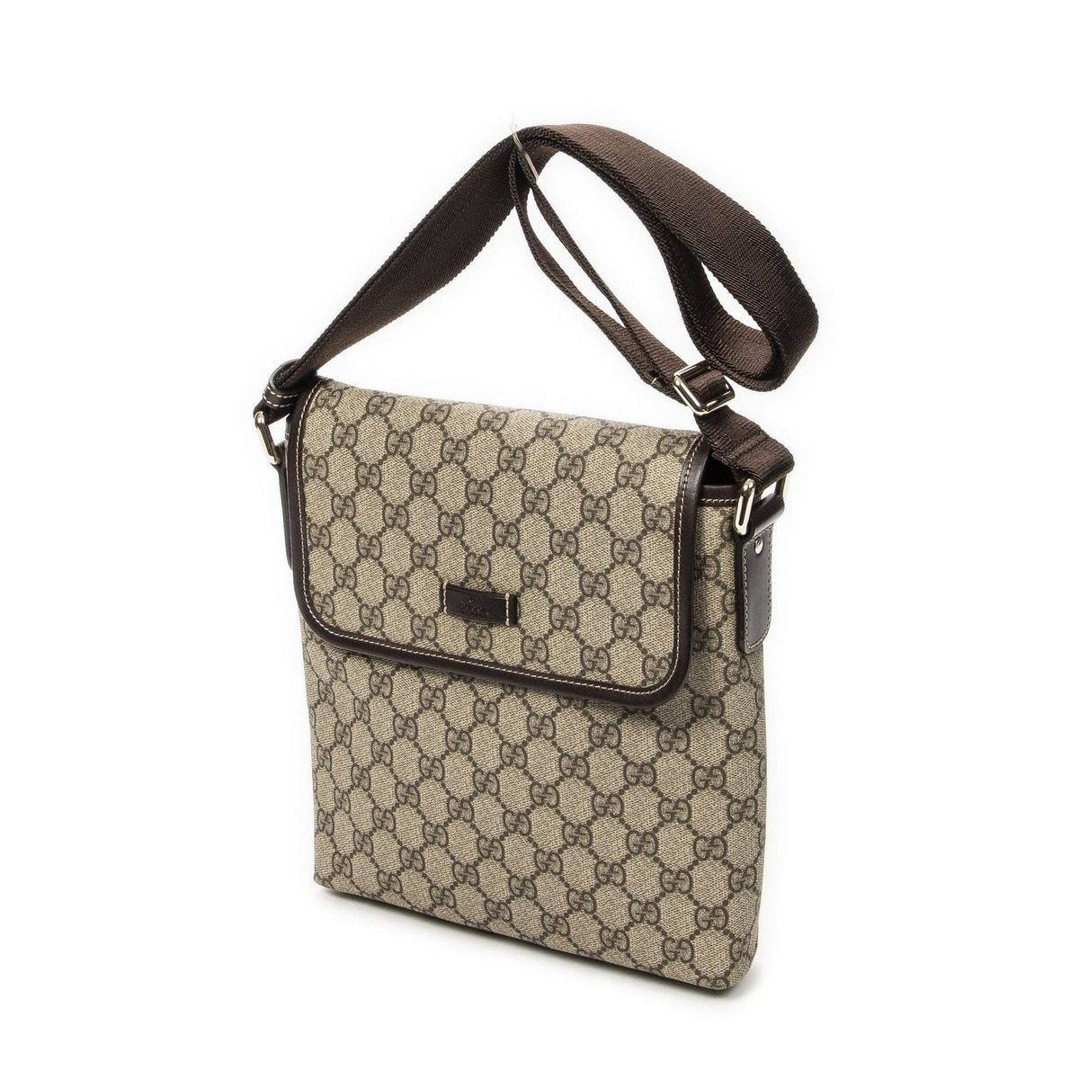 Gucci Small Messenger Brown Beige Supreme Canvas — view 2