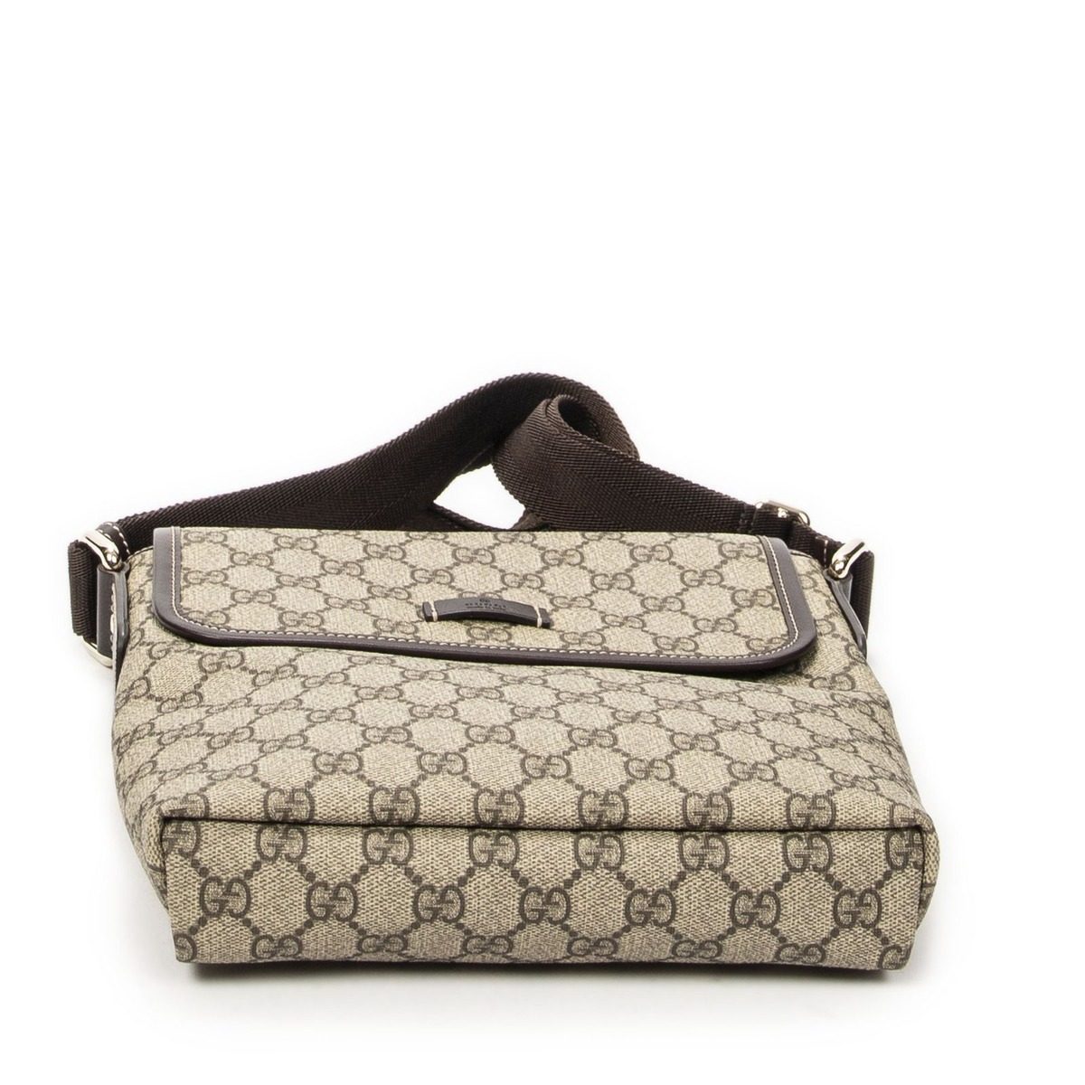Gucci Small Messenger Brown Beige Supreme Canvas — view 6