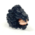 Gucci Michele Period Lion Head Interlocking G Logo Ring No 13 Metal Black — view 6