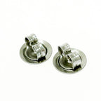 Gucci Silver Heart Amethyst Earrings 4.7 g 925 Engraved — view 9