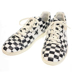 Christian Dior D-Bee Checker Sneakers Ls0218 Black and White 41