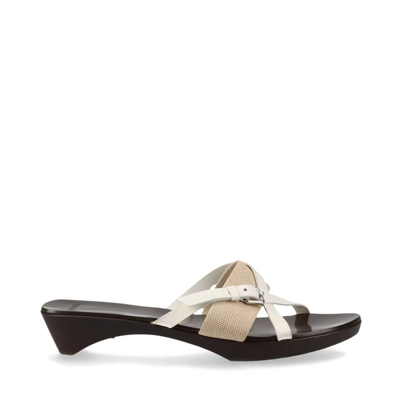 Hermes Leather Wood Sole Belt Sandals 35 Brown — view 4