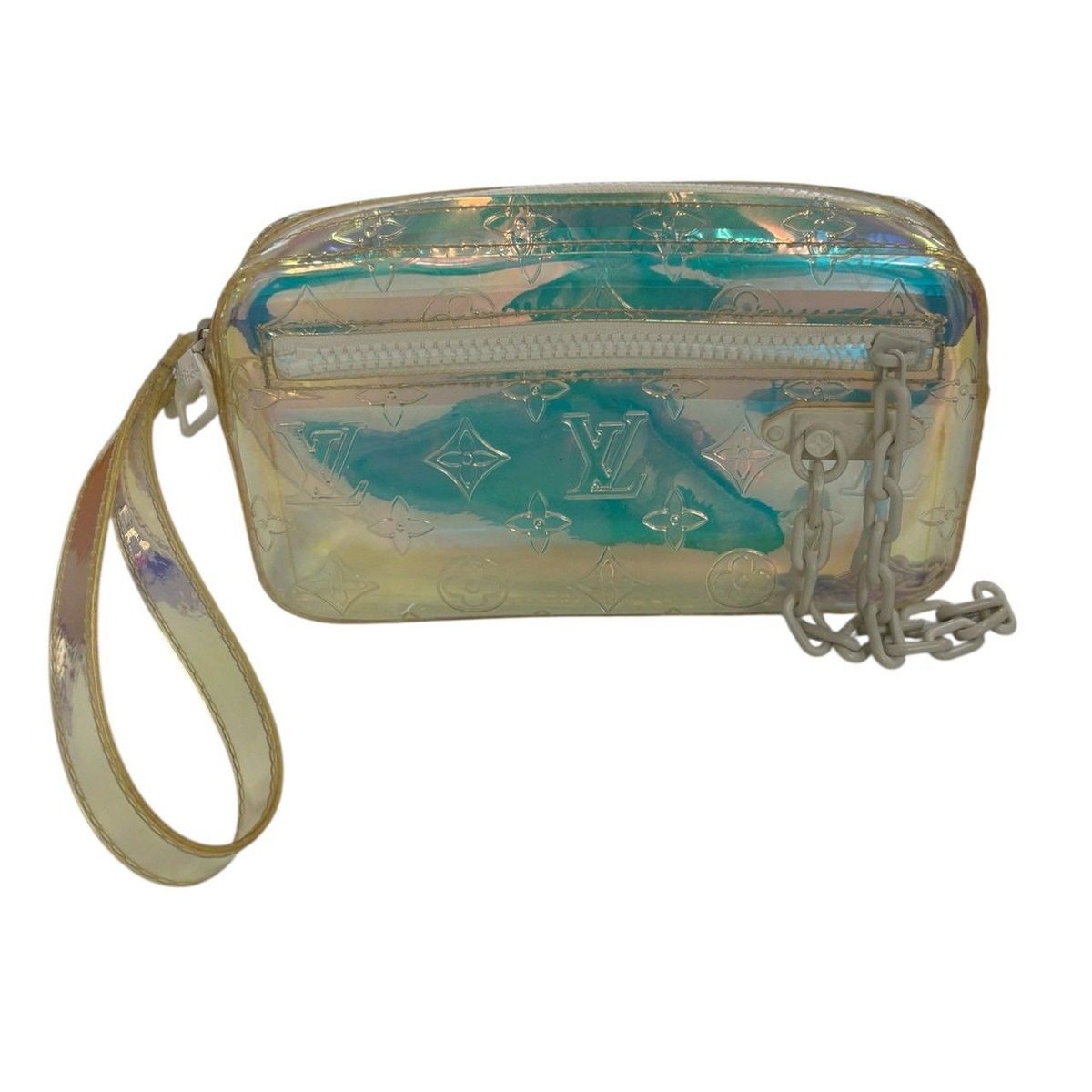 Louis Vuitton Monogram Volga Prism Multicolor White Nylon Clutch — view 2