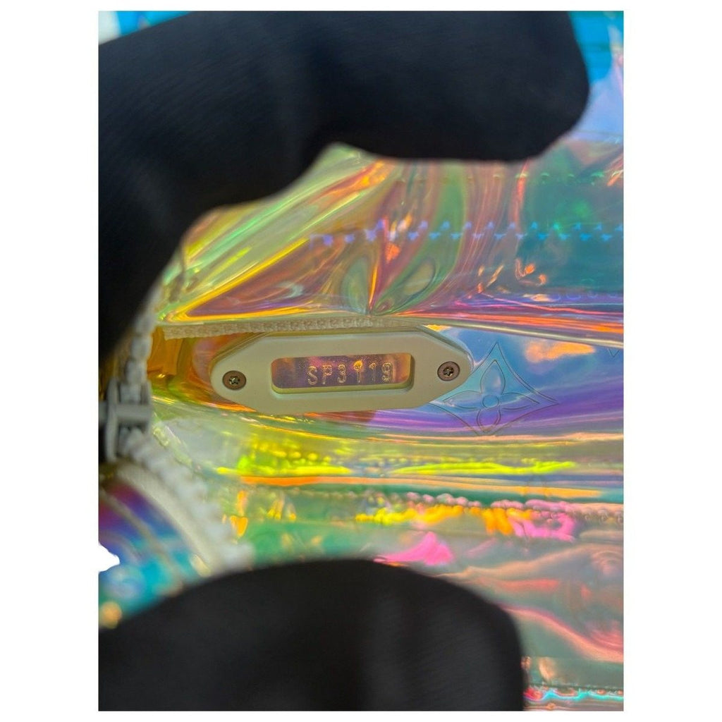Louis Vuitton Monogram Volga Prism Multicolor White Nylon Clutch — view 6