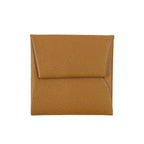 Hermes Bastia Gold Epson Coin Case X-engraved