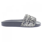 Chanel Mule Sandals Tweed Black White Check
