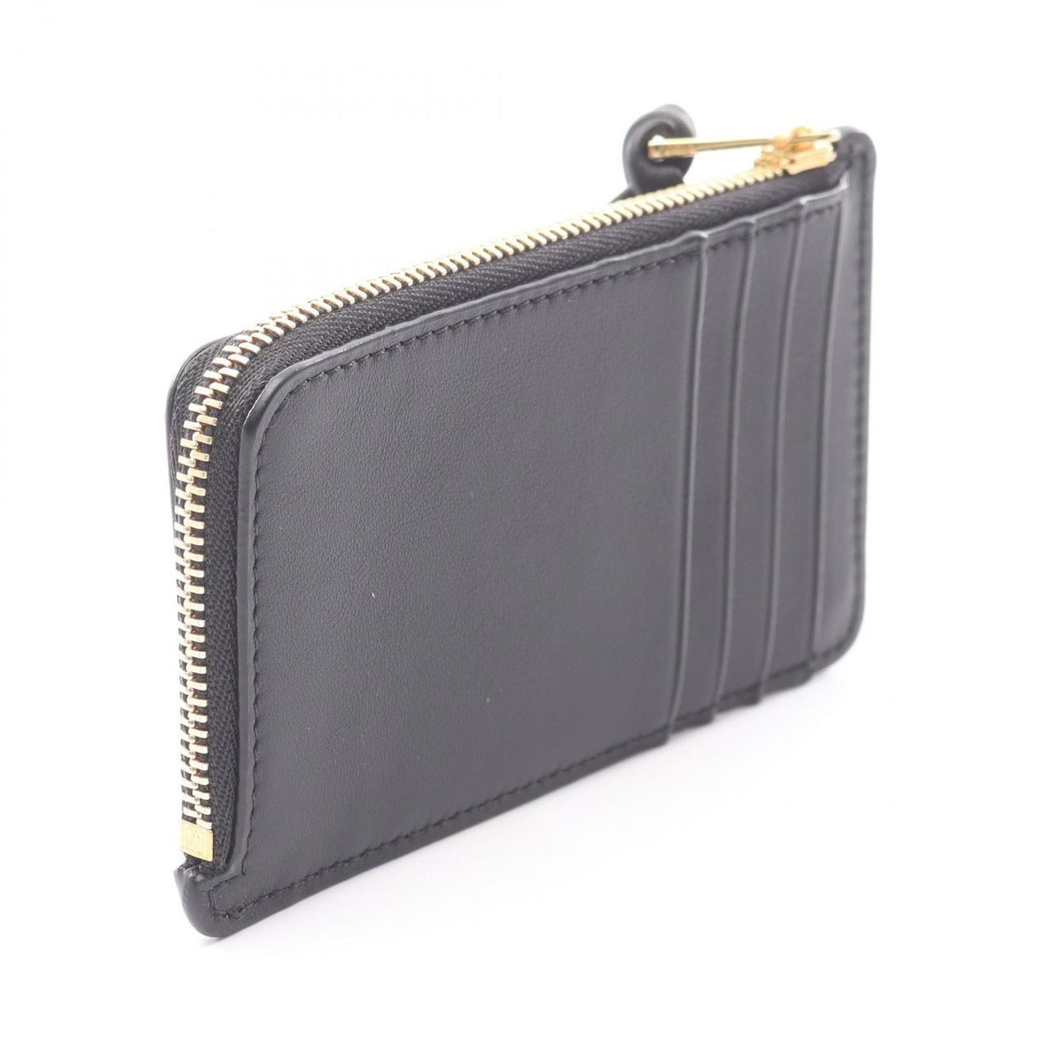 Loewe Card Case Albers Black Burgundy Leather Multicolor — view 2