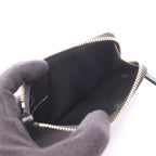 Loewe Card Case Albers Black Burgundy Leather Multicolor — view 3