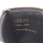 Loewe Card Case Albers Black Burgundy Leather Multicolor — view 4
