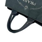 Prada Large Canapa GM Tote Bag Black — view 9