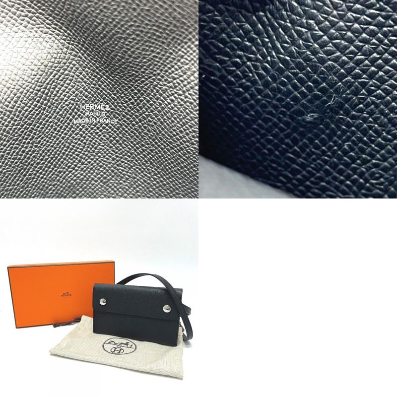 Hermes Shoulder Bag Nap to Go Vaux Epson Black — view 9