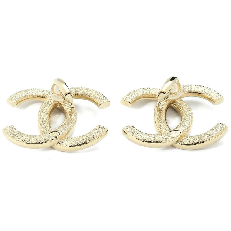 Chanel Logo Earrings — view 3