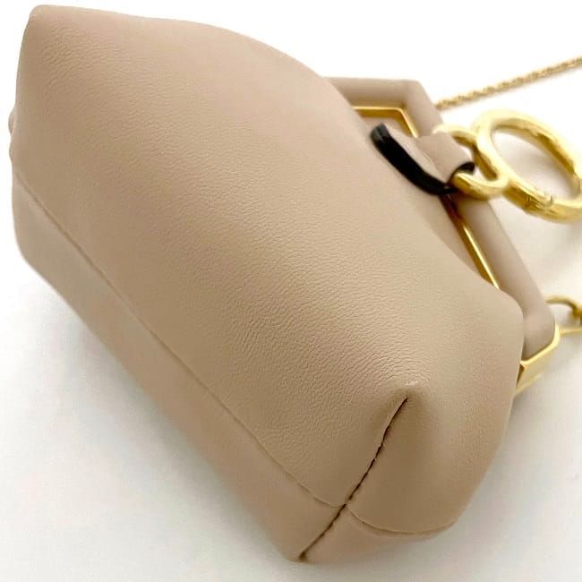 Fendi Charm First Nano Shoulder Beige — view 4