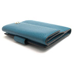 Gucci Wallet Men Leather Blue 2091 Interlocking G — view 4