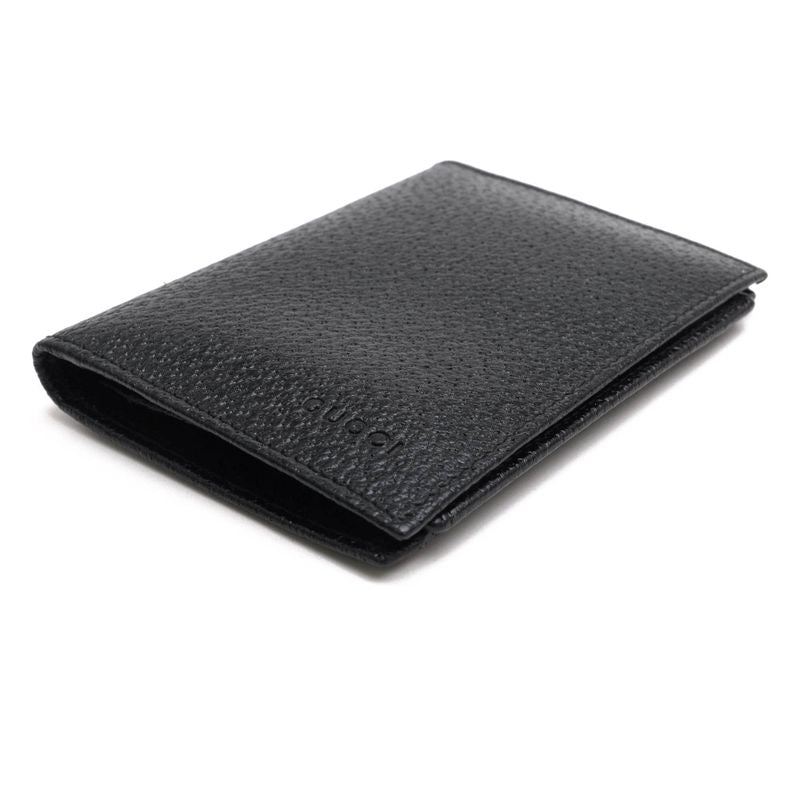 Gucci Card Case Business Holder Leather Black — view 4