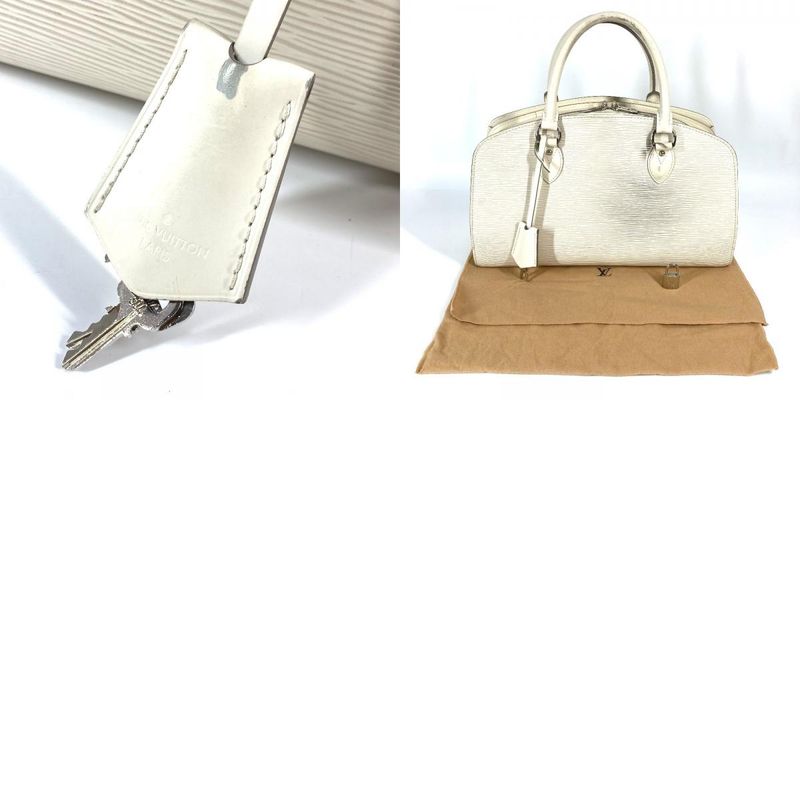 Louis Vuitton Handbag Pont Neuf PM M5907 J Epi Leather Ivoire White — view 9