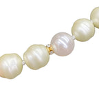 Chanel Long Necklace Coco Mark Pearl Rhinestone — view 7