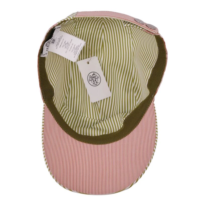 Hermes Hat 22 SS Nevada Cap Stripe Co — view 9