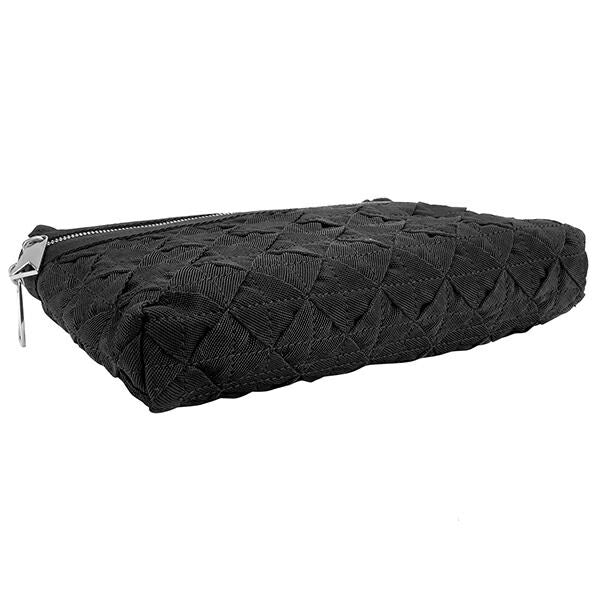 Bottega Veneta Clutch Bag Light Webbing Black — view 3