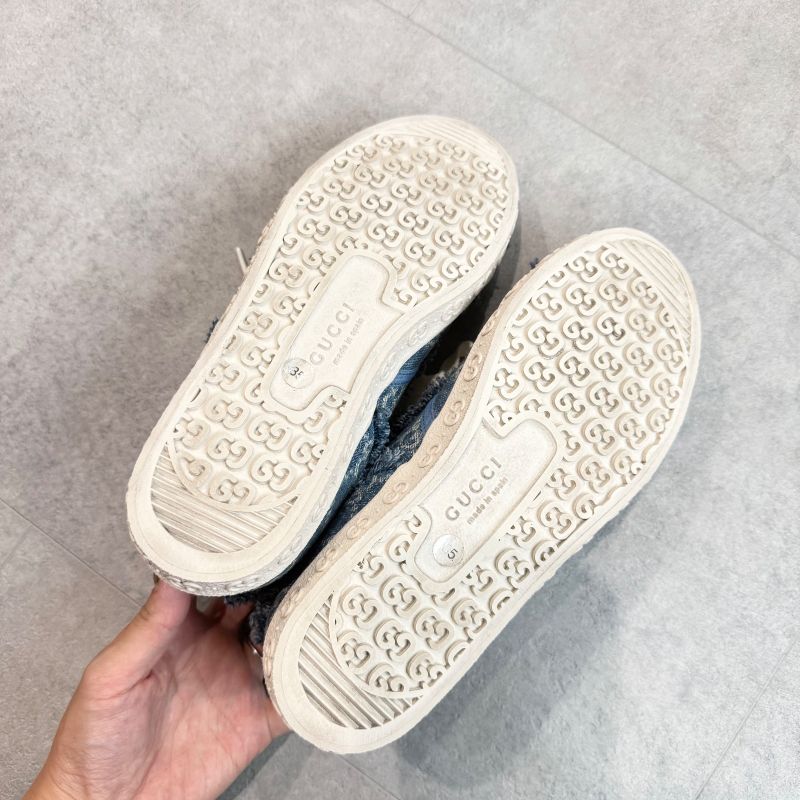 Gucci GG Denim Sneakers Logo 24 SS 35 Low Cut — view 8