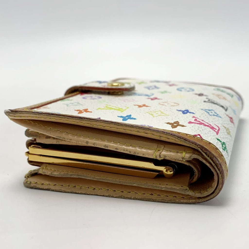 Louis Vuitton Monogram Multicolor Porte Monnaie Viennese Bronze Fold — view 3