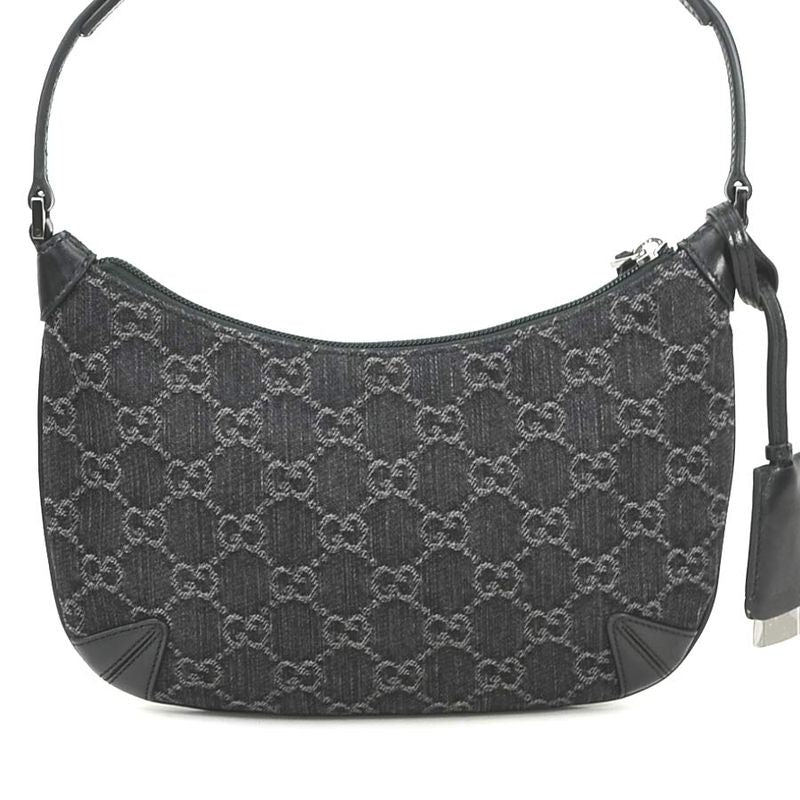 Gucci Shoulder Bag GG Denim Horsebit Slim Small — view 3