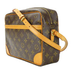 Louis Vuitton Shoulder Bag Trocadero 30 Monogram Nubuck Brown Crossbody — view 2