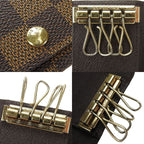 Louis Vuitton Key Case Multicles 4 Damier Canvas Brown Small Items — view 7