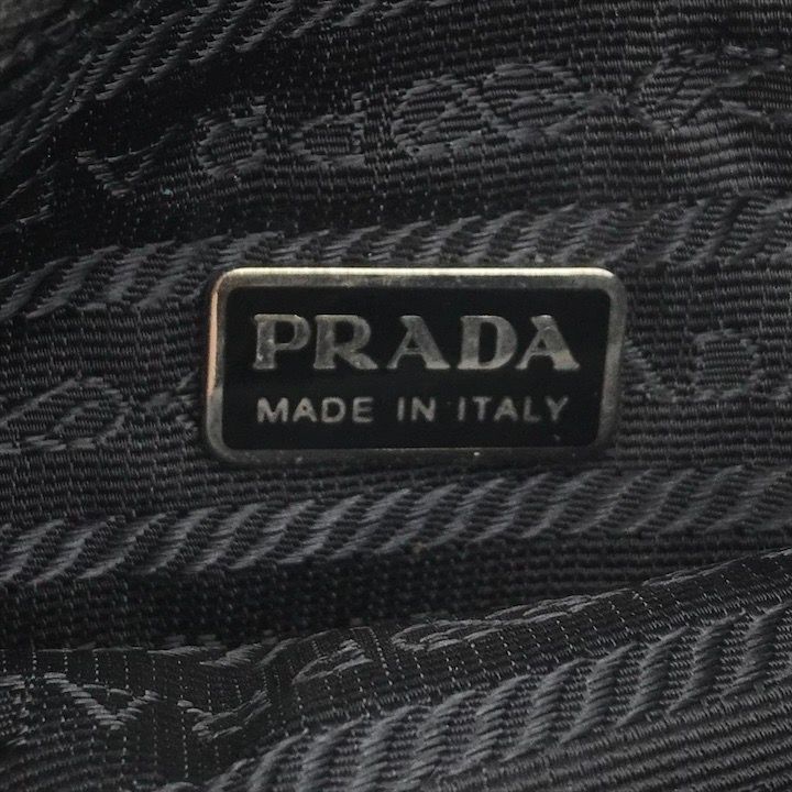 Prada Nylon Tessuto Quilted Pouch Case Pink — view 9
