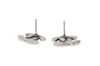 Chanel CC Logo Earrings 99 Silver — view 6