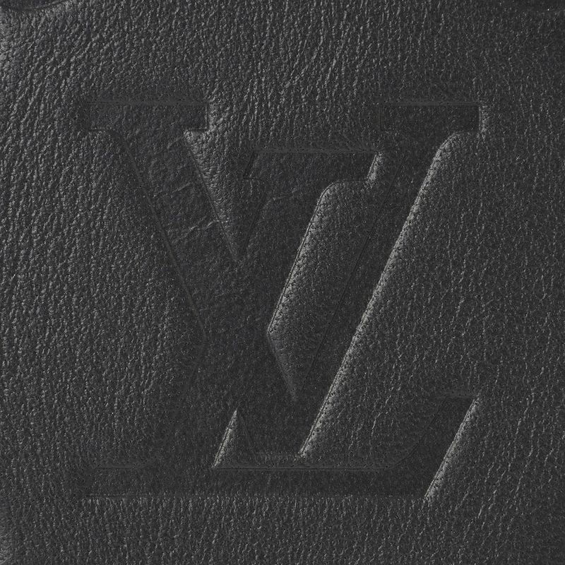 Louis Vuitton Shoulder Bag Soft Porochon PM Black — view 9