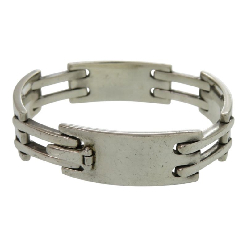 Gucci Logo Plated Silver 925 Bracelet 0520 — view 3