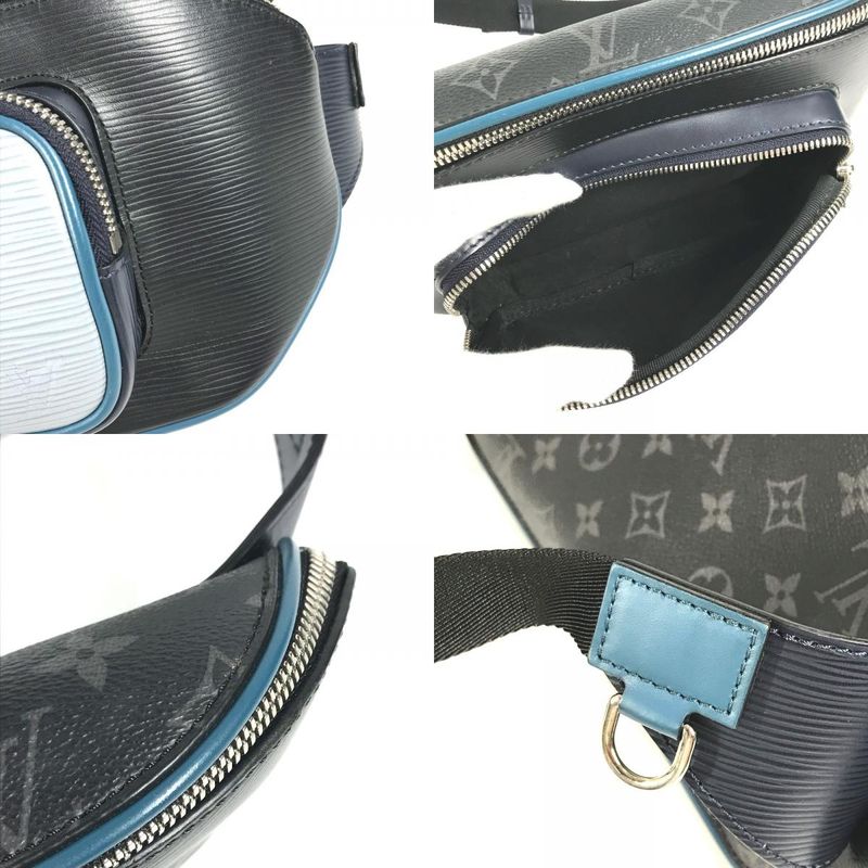 Louis Vuitton Body Bag Bum Epi Leather Navy — view 8