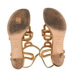 Hermes Leather Belt Sandals 36 — view 8