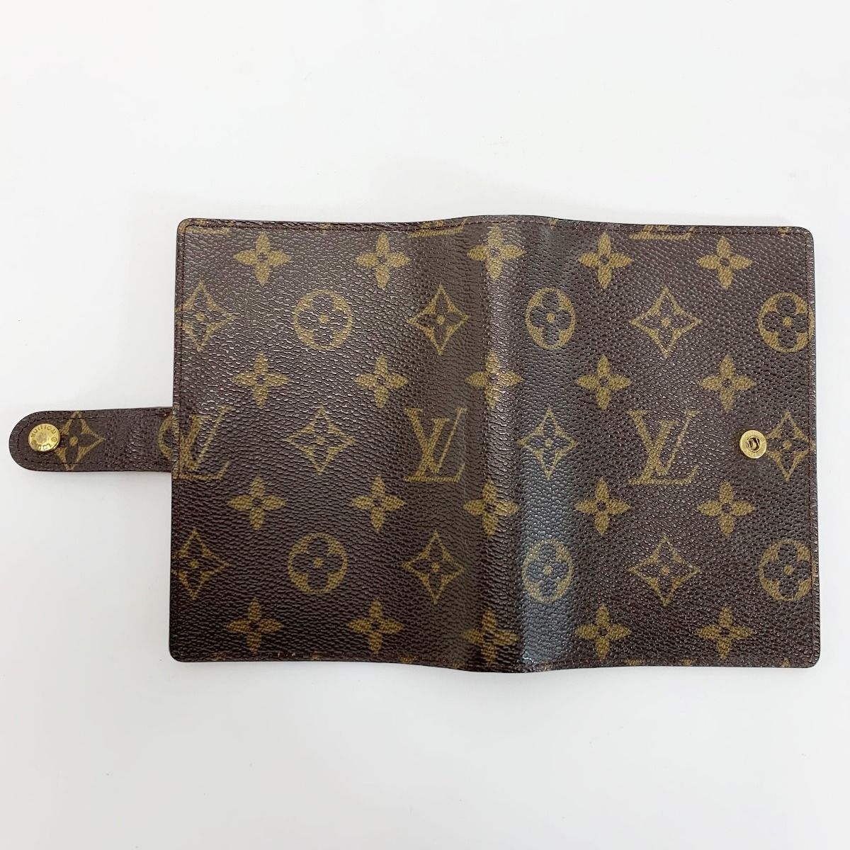 Louis Vuitton Monogram Agenda PM Notebook Cover Gold Hardware — view 5