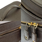 Chanel Caviar Leather 2-Way Vanity Bag Brown Handbag — view 6