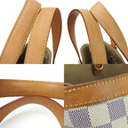 Louis Vuitton Tote Hampstead PM Damier Azur Gold Hardware — view 4