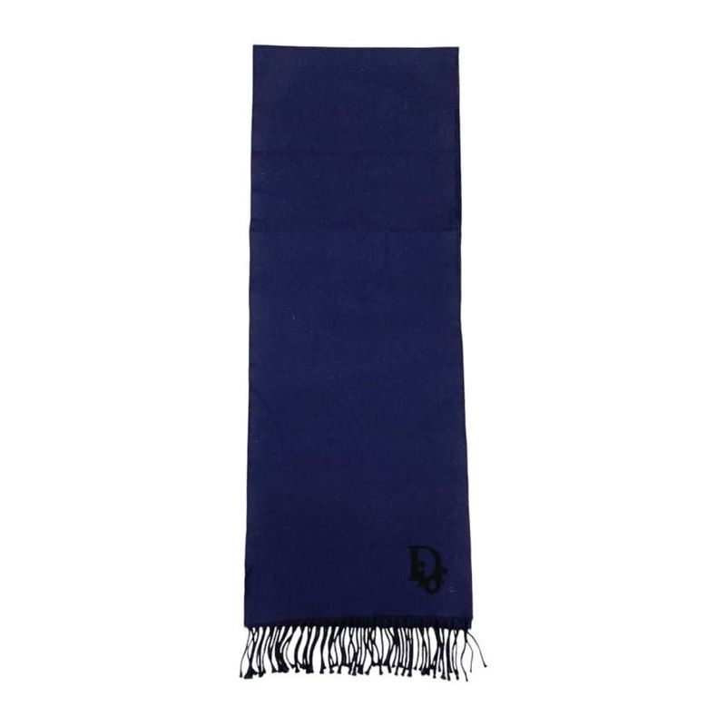 Christian Dior Scarf 11 E0008 A0473 Logo Wool — view 3