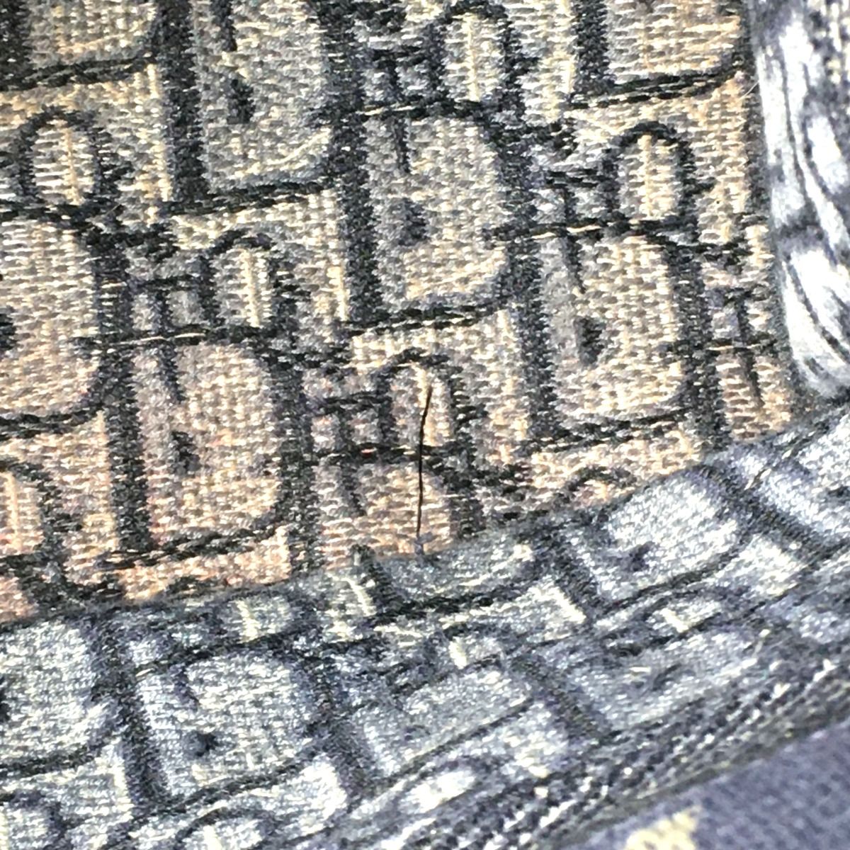 Christian Dior Oblique Book Tote Navy — view 8
