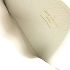 Louis Vuitton Card Holder Lock Me Case Calf Leather White 0371 — view 5