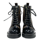 Louis Vuitton Star Trail Line Monogram Boots Short Shoes Leather Brown — view 2