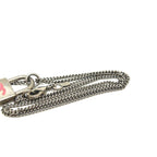Chanel Necklace Coco Mark Padlock Cadenna Heart Key Metal Silver — view 6