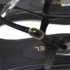 Chanel Sandals Size 35 C Thong Ankle Strap Shoes CC Coco Mark Imitation — view 7