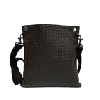 Bottega Veneta Intrecciato Leather Shoulder Bag Sacoche