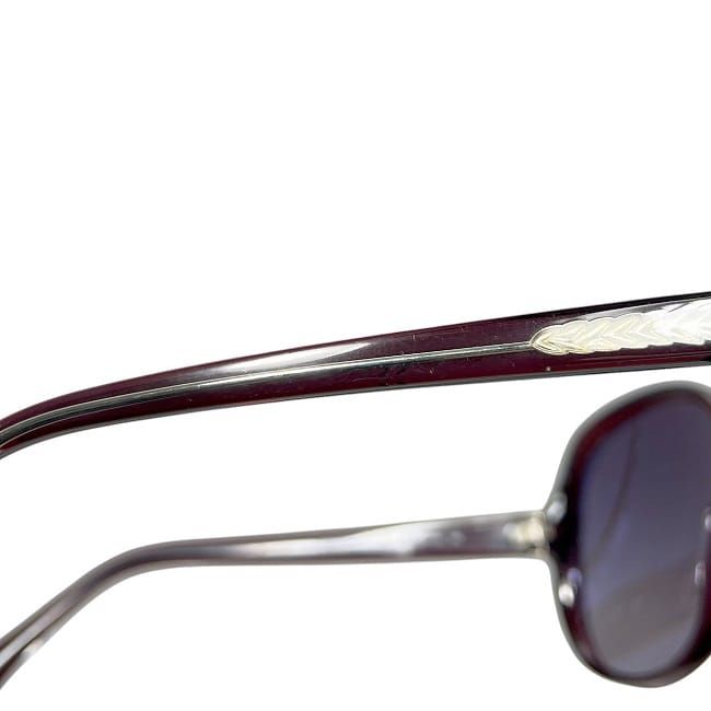 Chanel Sunglasses In Bordeaux Gradient 5196 Acetate — view 7