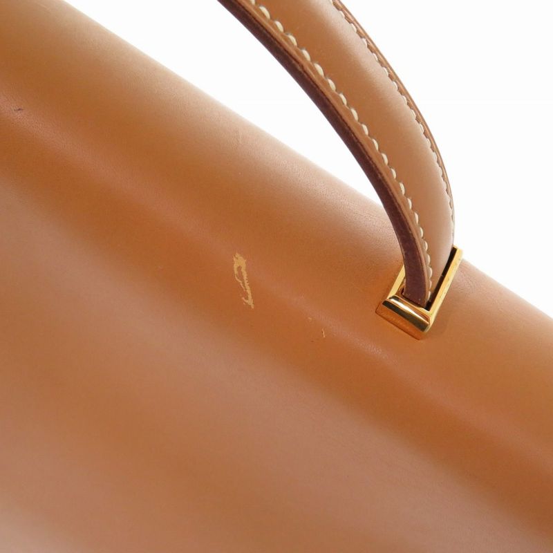 Hermes Danube 38 Chamonix Natural Briefcase 0 V Piano Vintage Business Bag — view 3