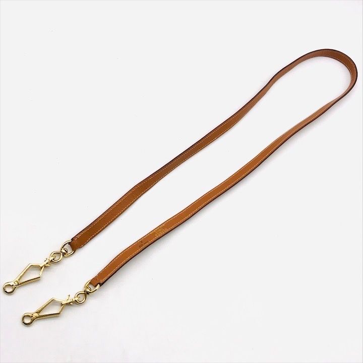 Hermes Kelly Bolide Shoulder Strap Brown Gold — view 3