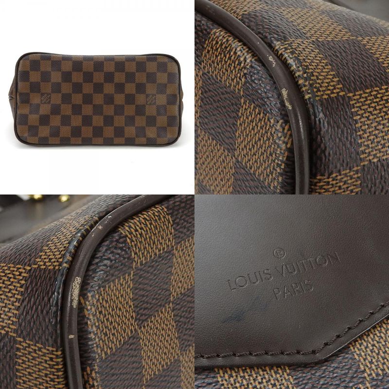 Louis Vuitton Tote Bag Westminster PM Damier Canvas Brown Gold Hardware — view 4