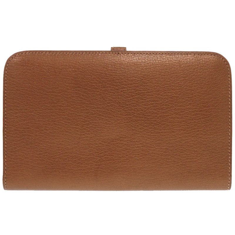 Hermes Dogon GM Midosuji Limited Chevre Bronze Silver Hardware Long — view 2